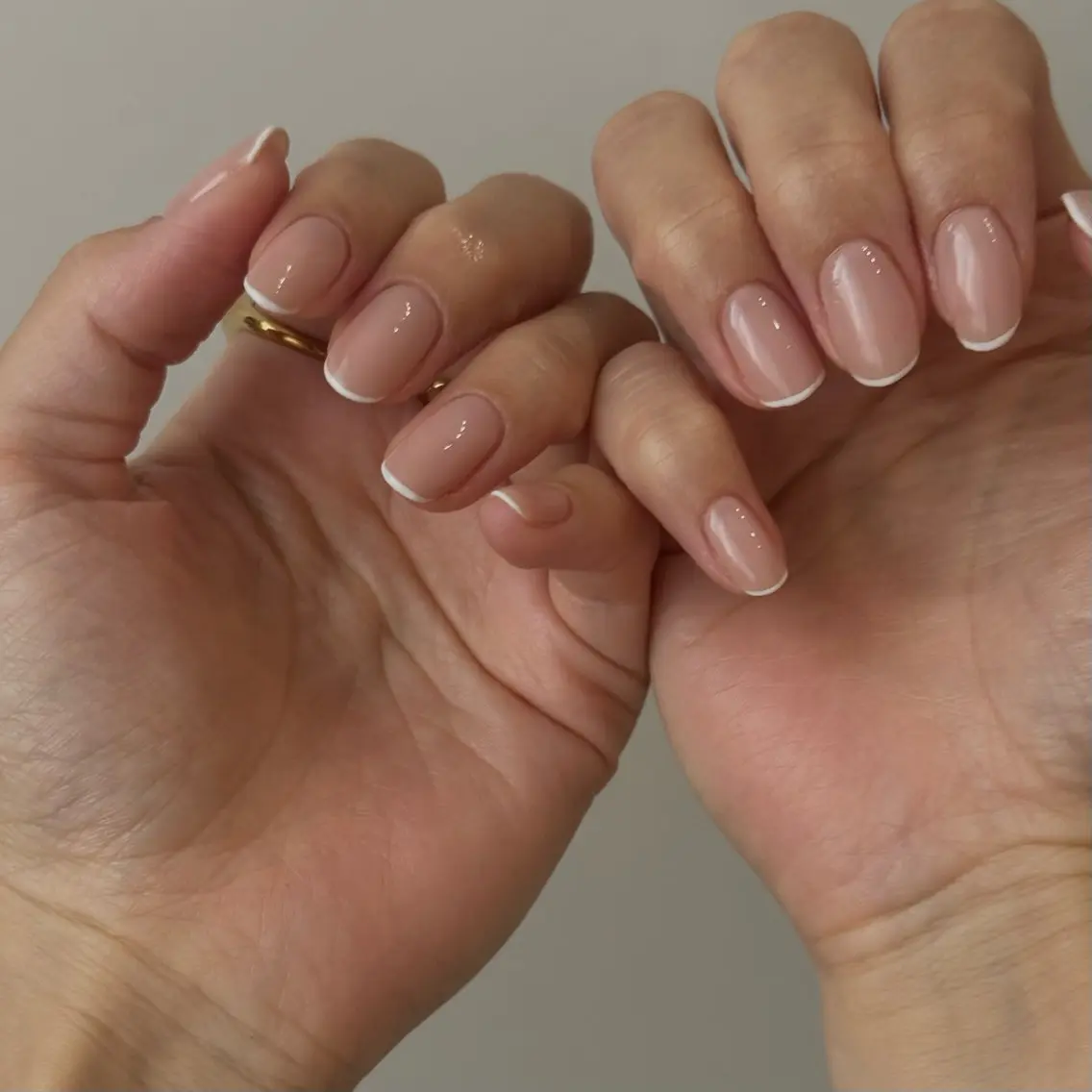 ネイル フレンチネイル シンプルネイル ハンドネイル __shiho. nailのネイルデザイン