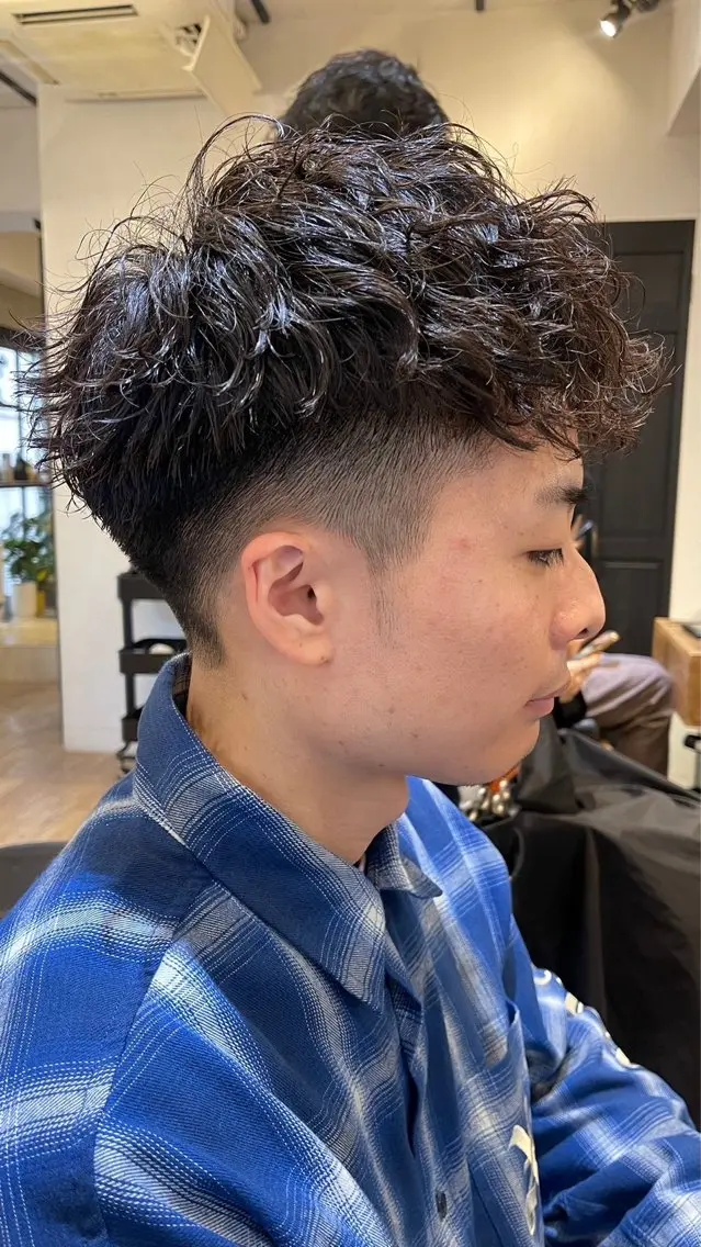 パーマ メンズ メンズパーマ メンズ特化ニュアンス パーマ RYOのヘアスタイル