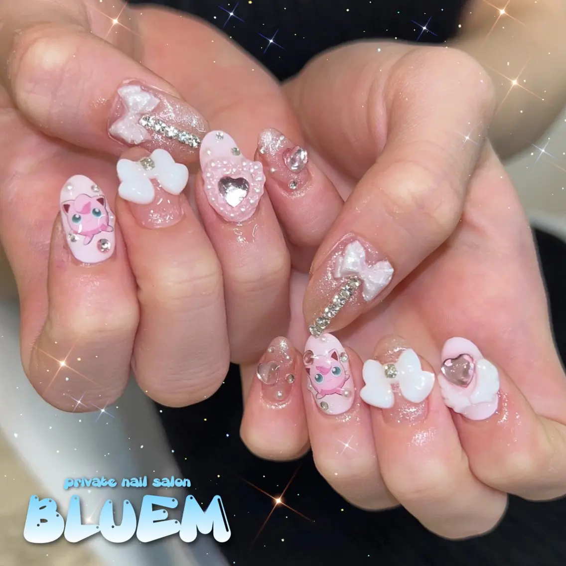 ネイル ハンドネイル BLUEM なな🐶のネイルデザイン