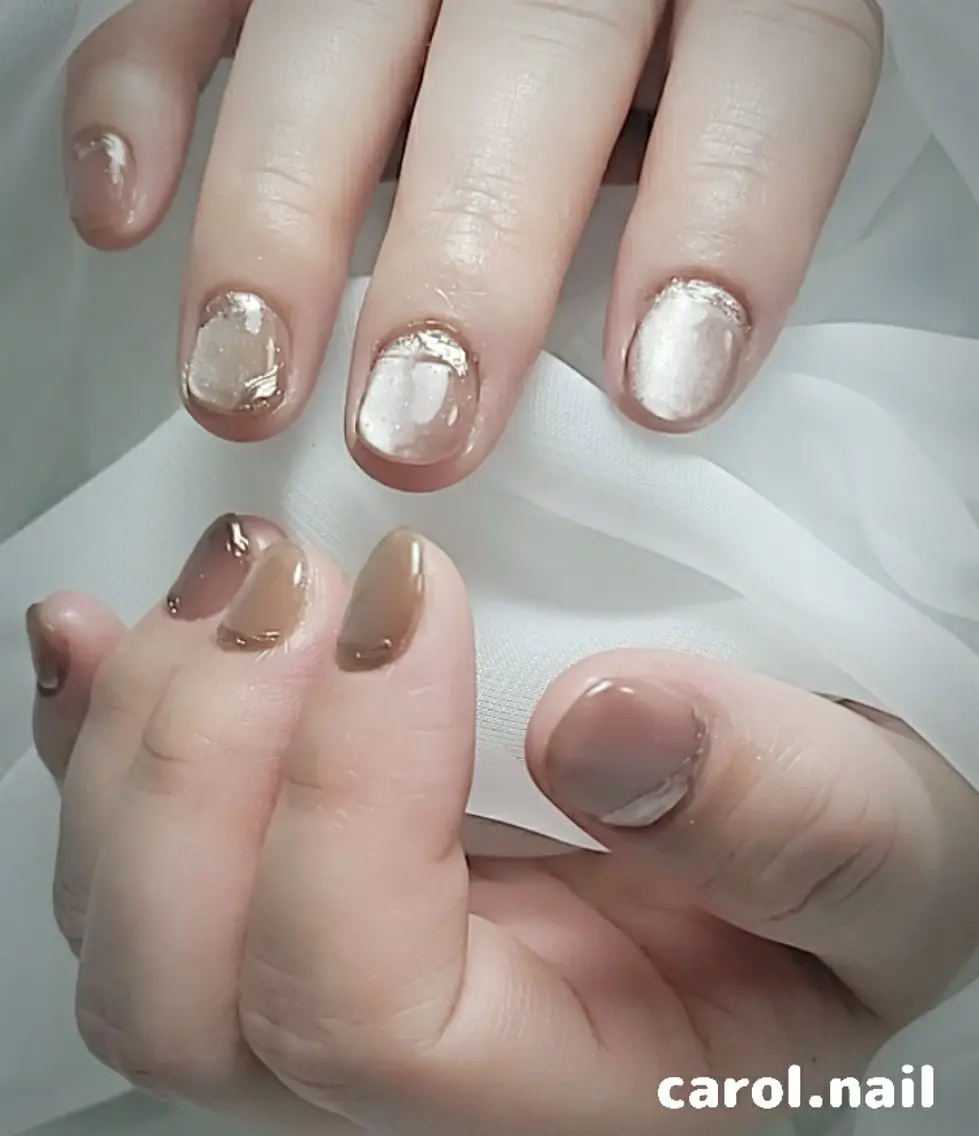 ネイル マグネットネイル carol nailのネイルデザイン