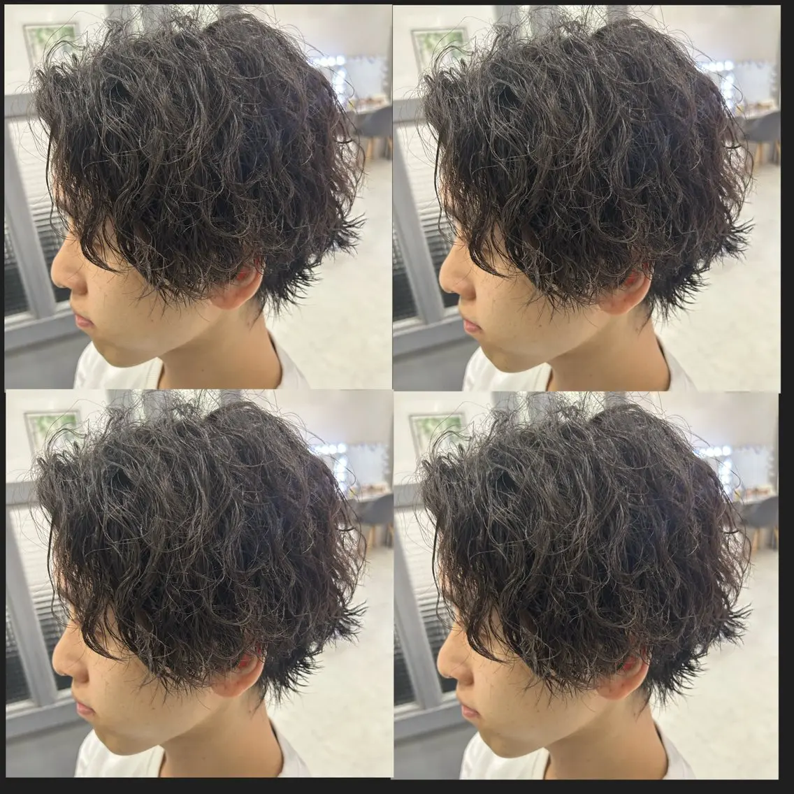 ショート 🔥メンズパーマ 特化 渡辺一翔のヘアスタイル
