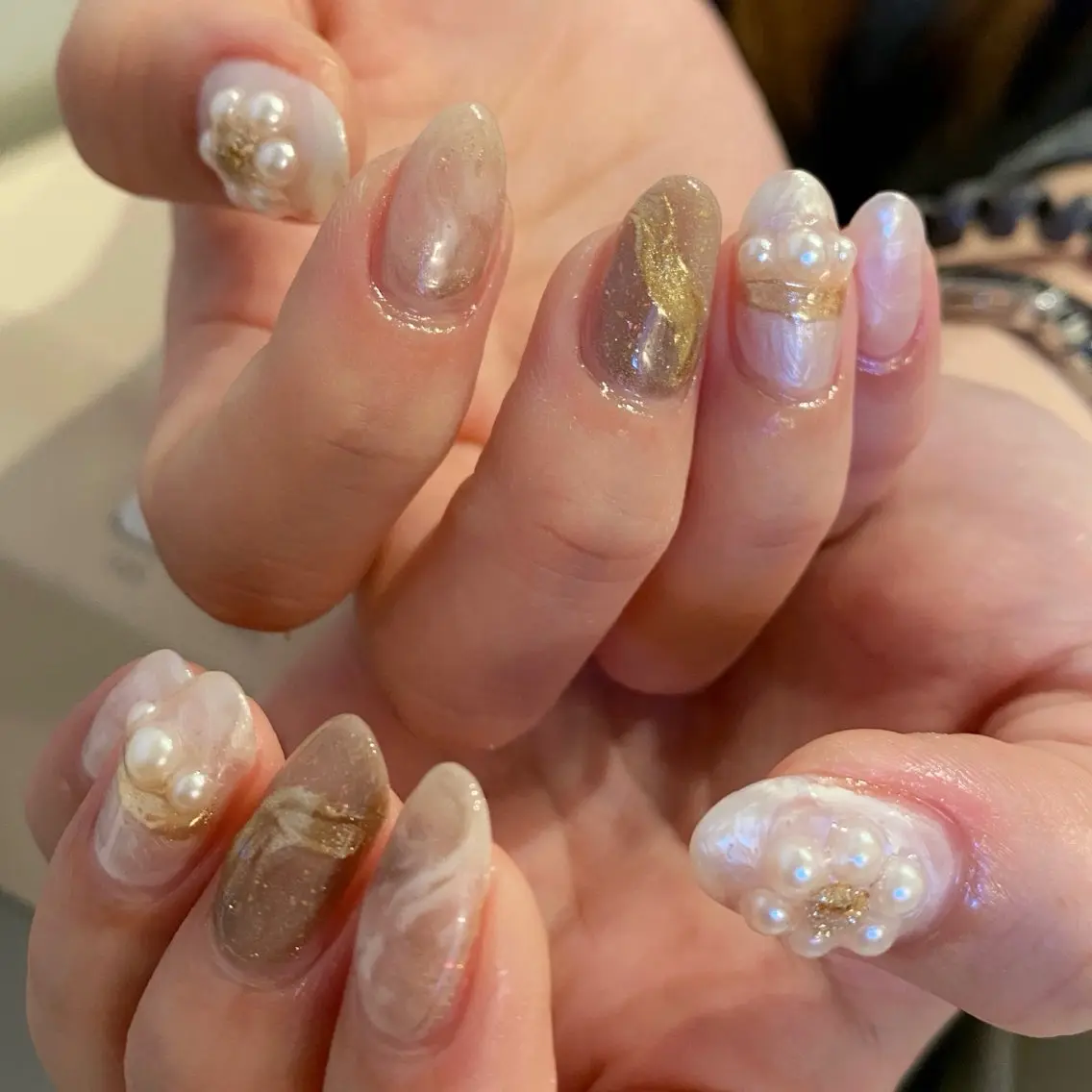 ネイル ミラーネイル ニュアンスネイル amuse ニュアンス/個性派のネイルデザイン