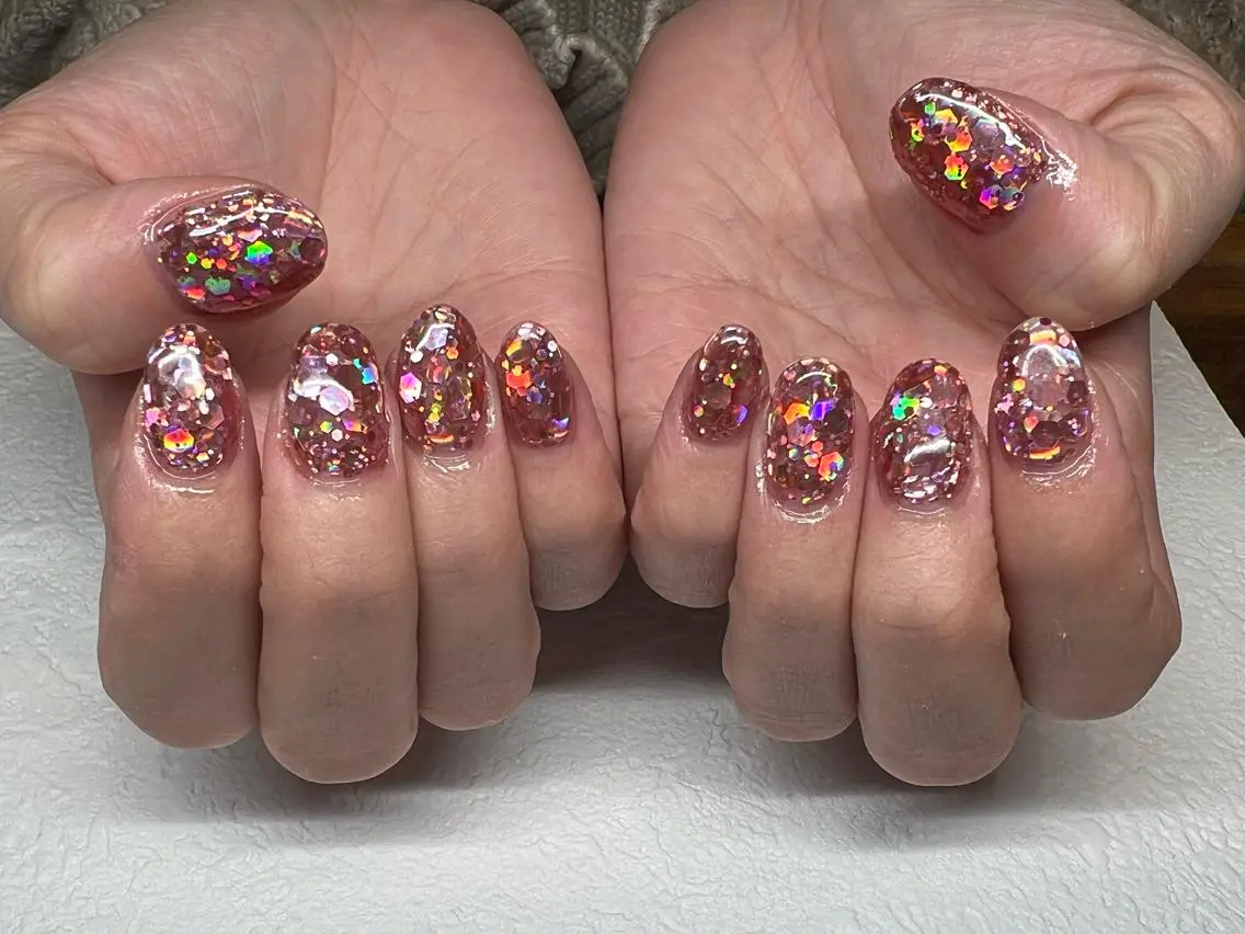ネイル ラメ(グリッター) lucky nail 歌舞伎町のネイルデザイン