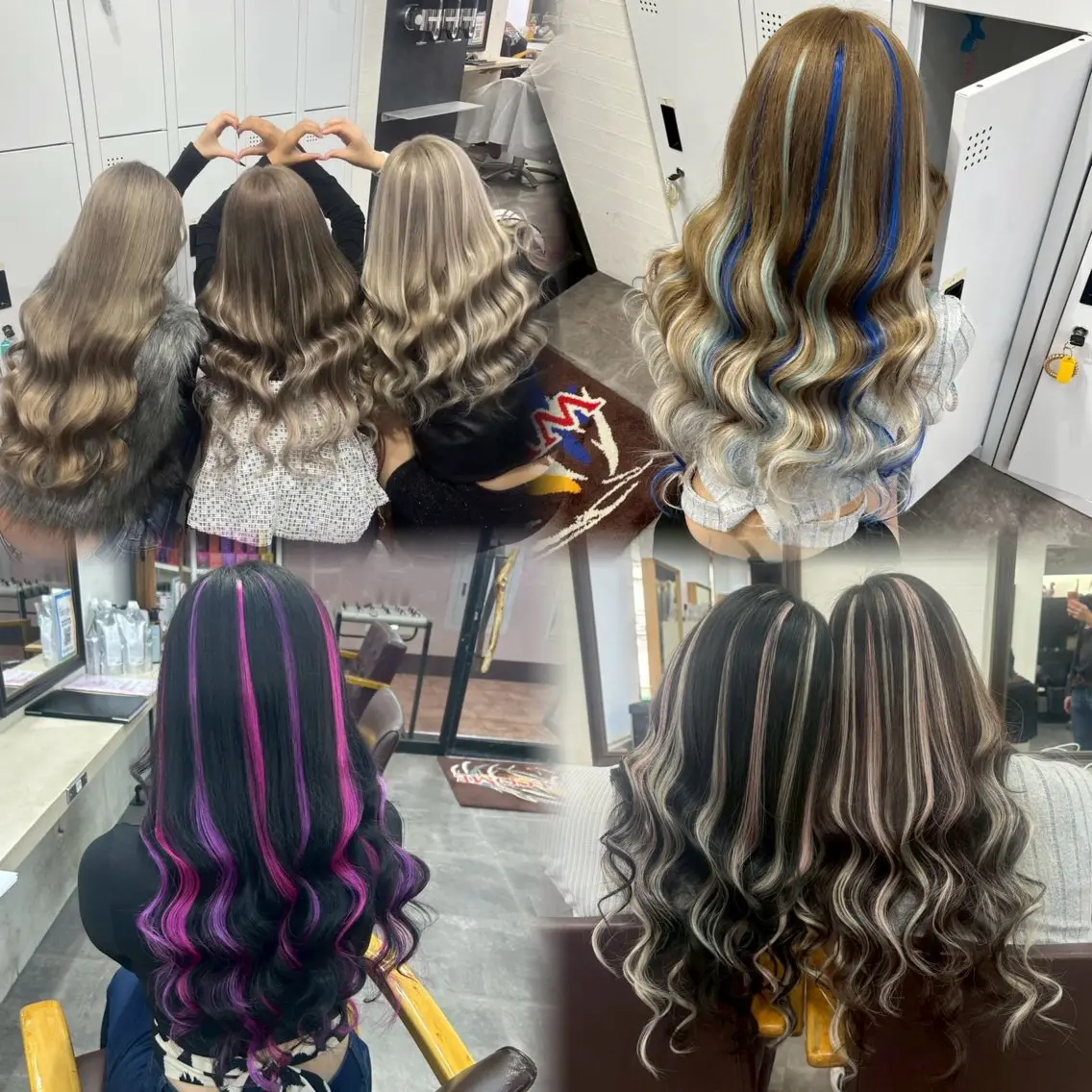 ロング ヘアカラー エクステ ⭐️U-topia ⭐️和泉田　りさ⭐️のヘアスタイル