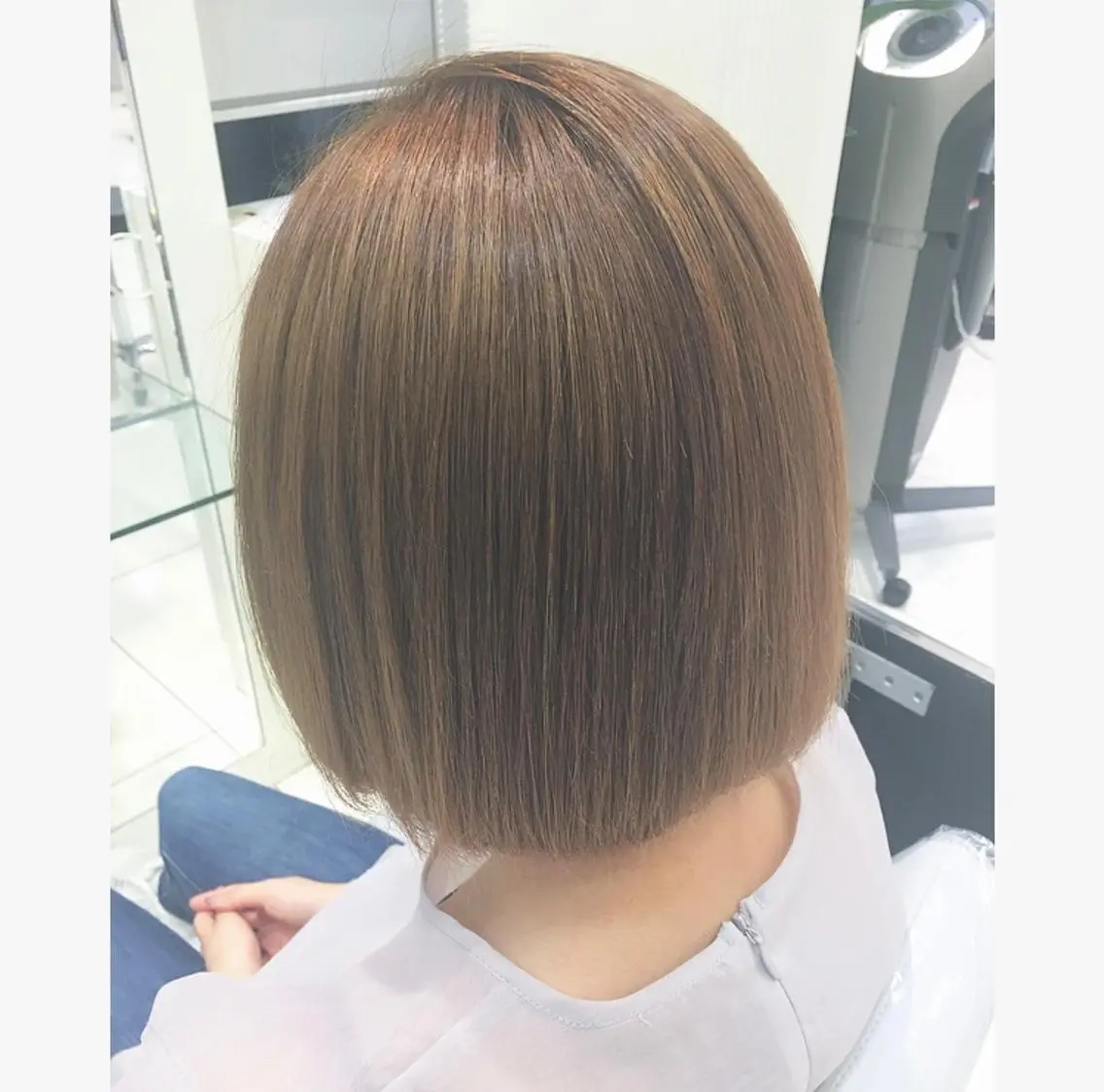 パーマ 縮毛矯正 カット 縮毛矯正 トリートメント 💙美髪救世主💙 関華蓮のヘアスタイル