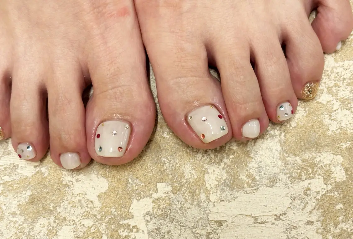 ネイル フットネイル nail salon monailのネイルデザイン