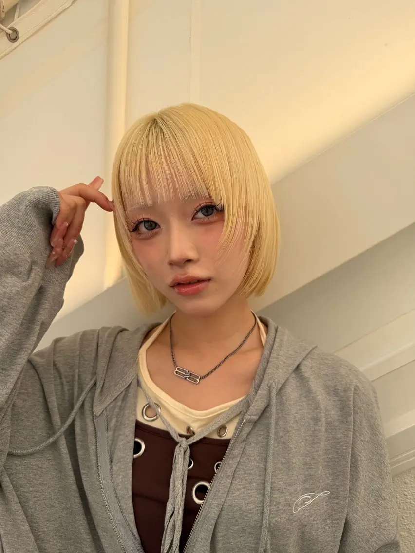 ショート カラー ショートボブ ブリーチ ブロンド ケアブリーチ 透明感カラー カット ヘアカラー 💎透明感カラー特化 💎TAISEIのヘアスタイル