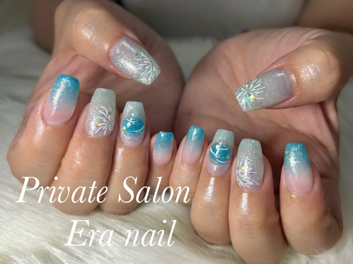 ネイル ヨーヨーネイル ハンドネイル Era nailのネイルデザイン