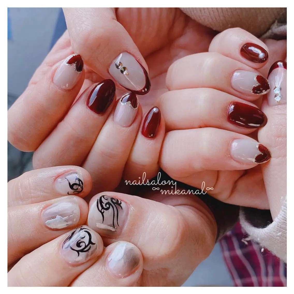 ネイル ハンドネイル nailsalon ∞ ﾐｶﾅﾙ ∞のネイルデザイン