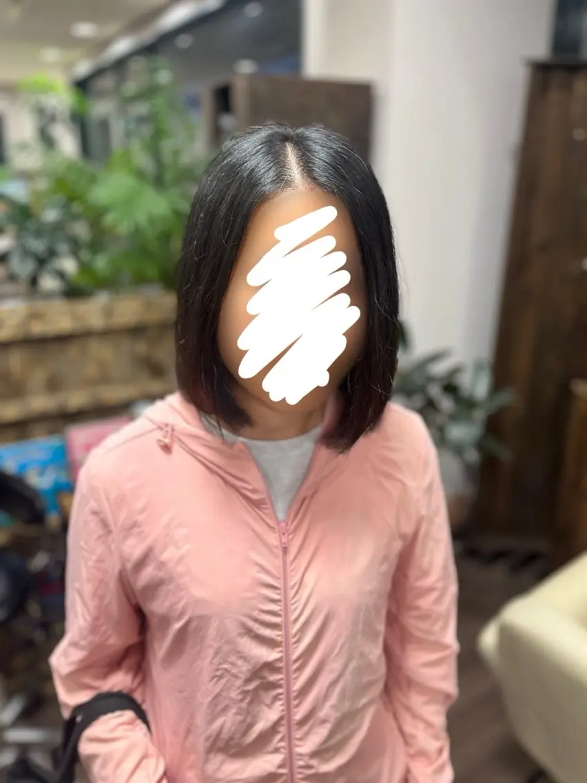 ミディアム ボブ assemblage 江川羽南のヘアスタイル