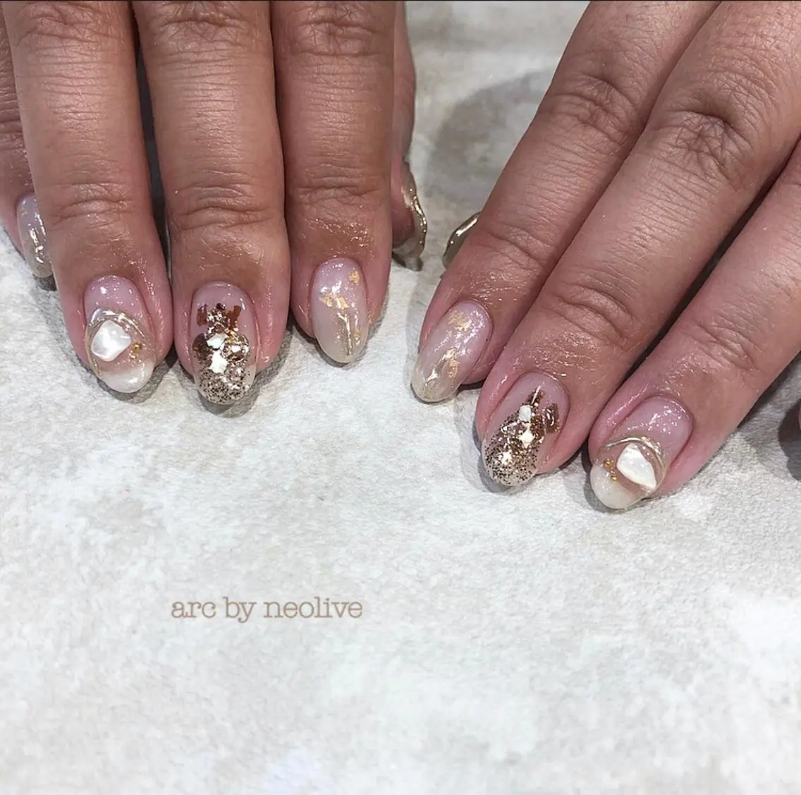 ネイル ニュアンスネイル rina eye&nailのマツエク・マツパデザイン