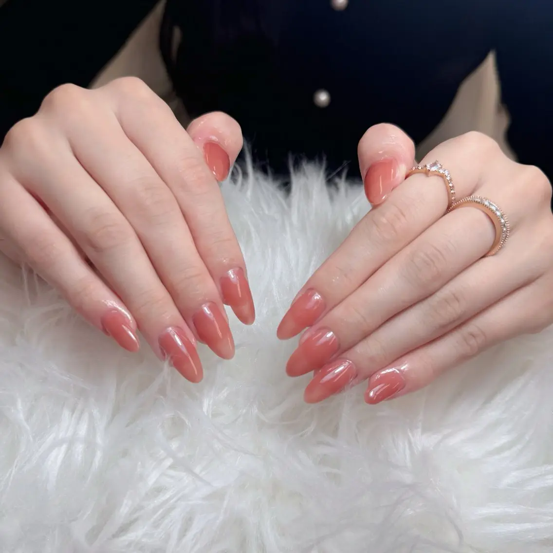 ネイル ジェルネイル 韓国ネイル マグネットネイル ネイルチップ 冬ネイル Lenie Nail Salonのネイルデザイン
