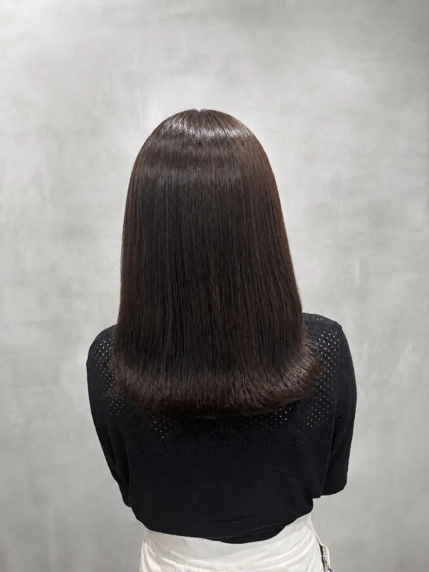 セミロング 韓国風カラー 韓国風ヘア 似合わせカット 推し活アレンジ🎀艶 カラー🫧nanoのヘアスタイル