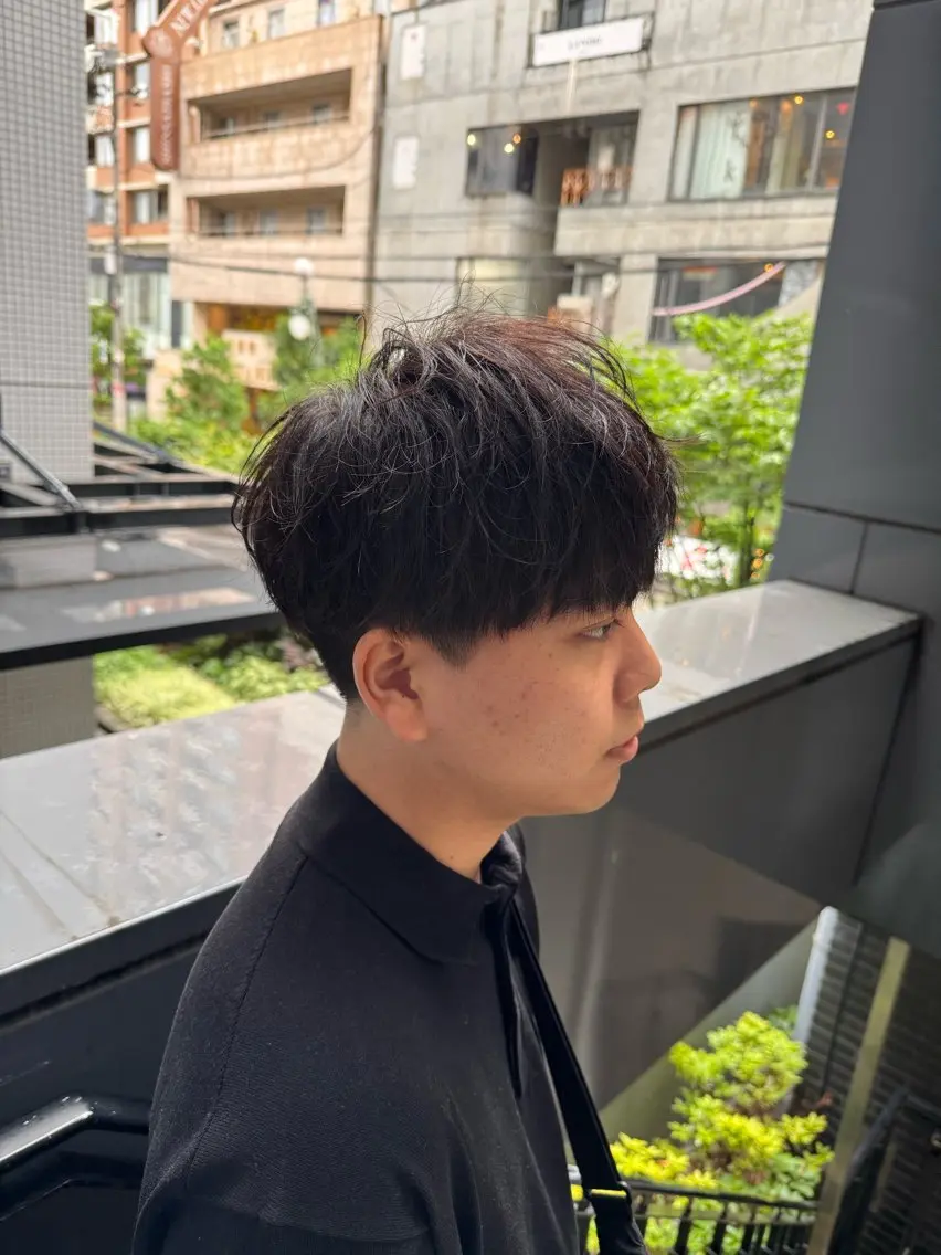 メンズ 縮毛矯正 トリートメント 河野 悠のヘアスタイル