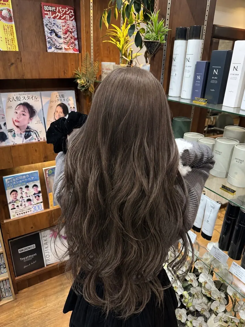 ロング ヘアカラー トリートメント カラーモデル募集 すがっちのヘアスタイル