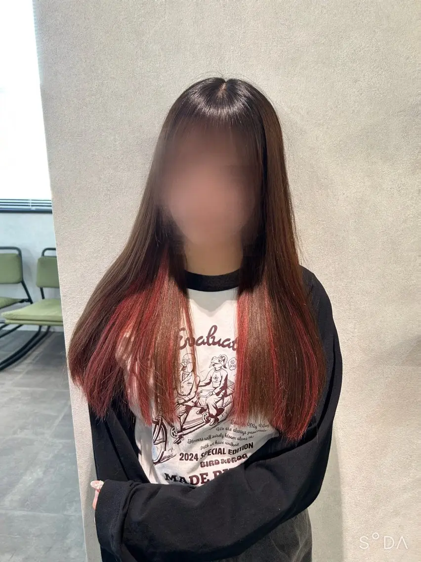 ロング エクステ エクステ エクステ/ハイトーン /ミサキのヘアスタイル