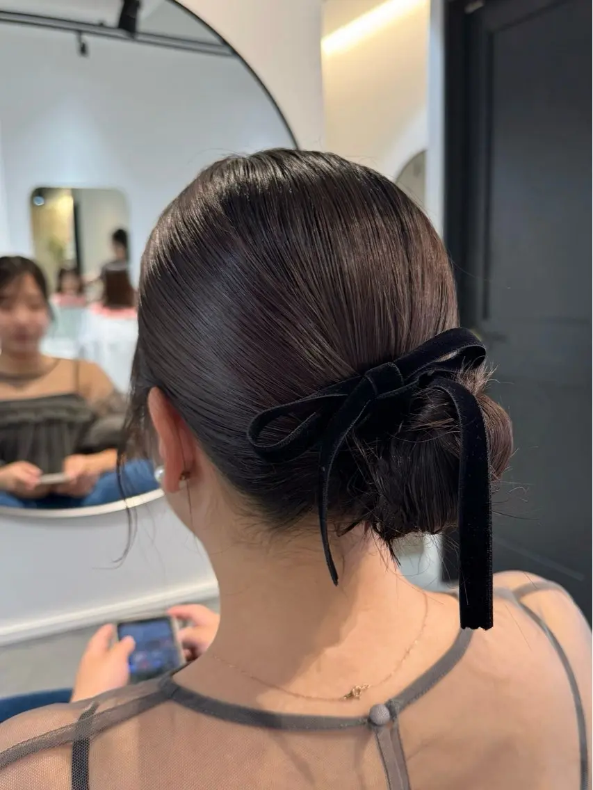 ヘアアレンジ ヘアセット 𝐇𝐢𝐧𝐚 ⟡.·のヘアスタイル