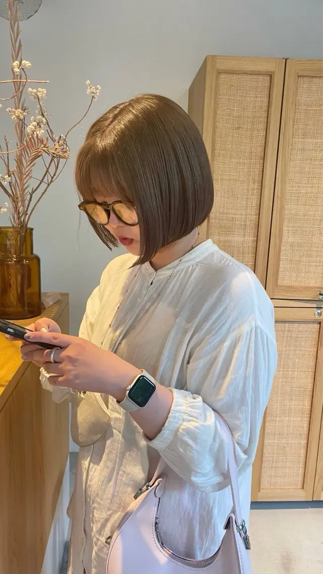 ショート カラー カット ヘアカラー 福島kico ナカウチのヘアスタイル
