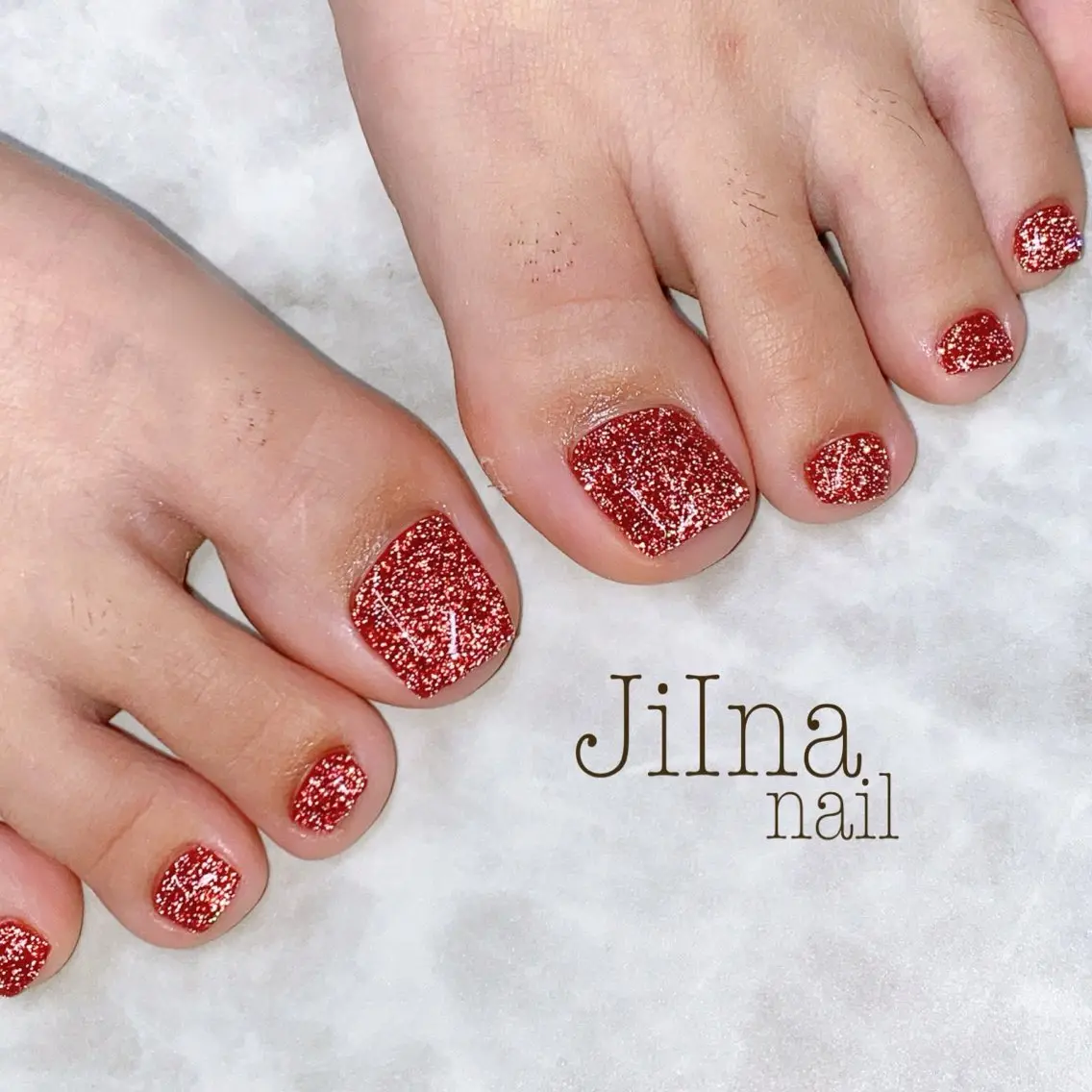 ネイル フラッシュネイル ワンカラーネイル JiIna nailのネイルデザイン