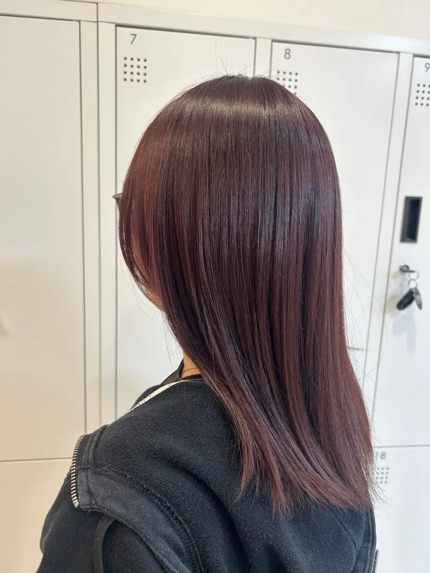 セミロング トリートメント カット ヘアカラー カラーモデル募集中／ あかり🌷のヘアスタイル