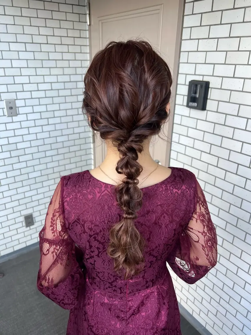 ヘアアレンジ ヘアセット 大人可愛いヘアメイク 💋🧚♀️しずかのヘアスタイル