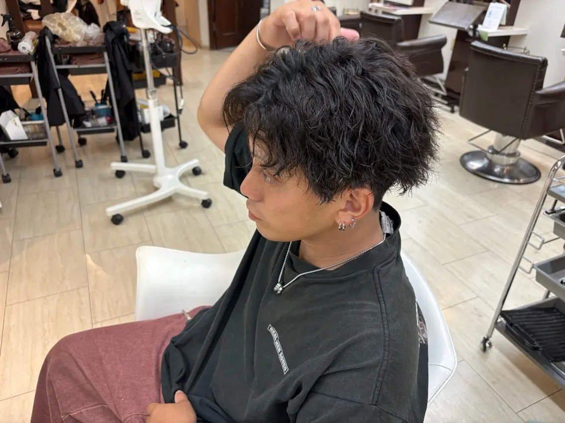 パーマ ツイストスパイラルパーマ スパイラルパーマ 川端 萌那のヘアスタイル