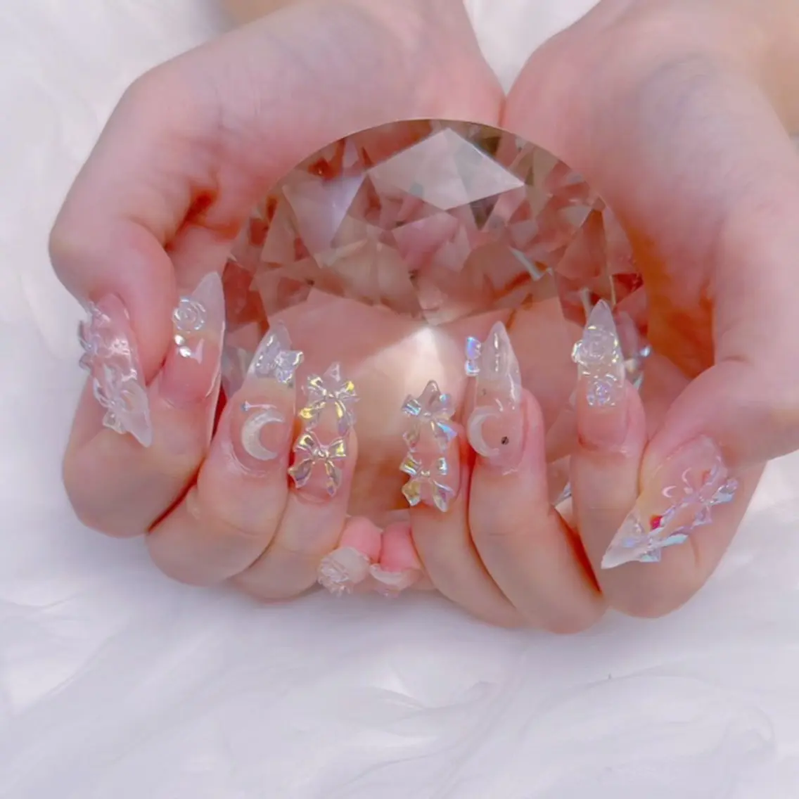 ネイル Romymoon nail帆南☾ ໋のネイルデザイン