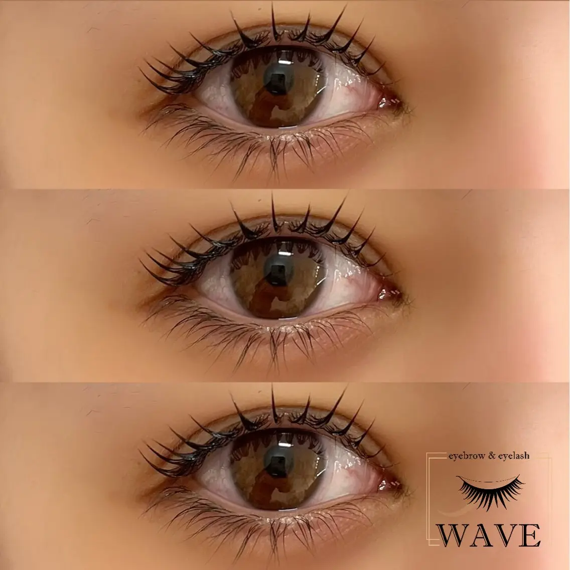 マツエク・マツパ 束感まつ毛 韓国風マツエク パリジェンヌラッシュリフト まつげパーマ マツパ brow&lash WAVEのマツエク・マツパデザイン