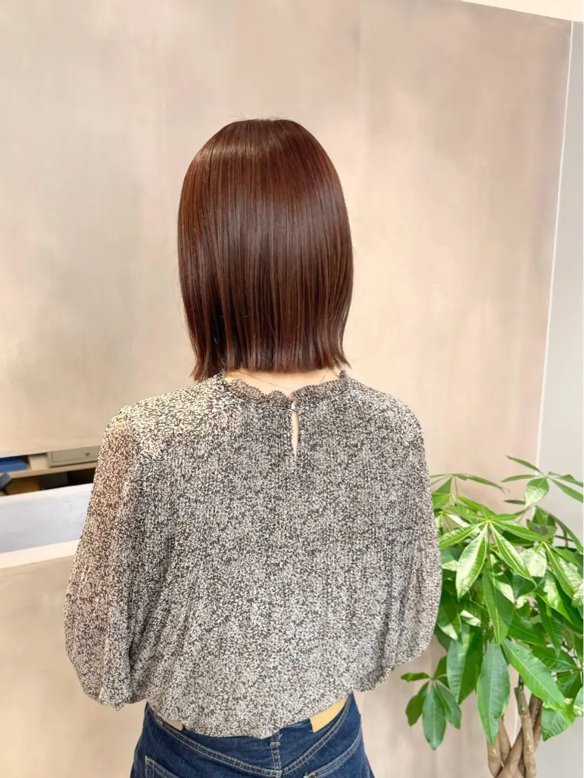 《女性限定・ショート、ボブの方のみ限定》カット+カラー¥1600の写真
