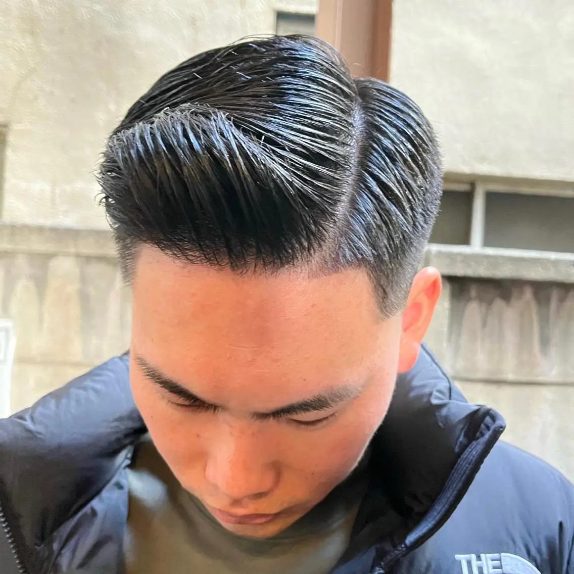 ショート メンズ フェードカット メンズパーマ スキンフェード スペインカール カット 立川/メンズパーマ 厚進太郎のヘアスタイル