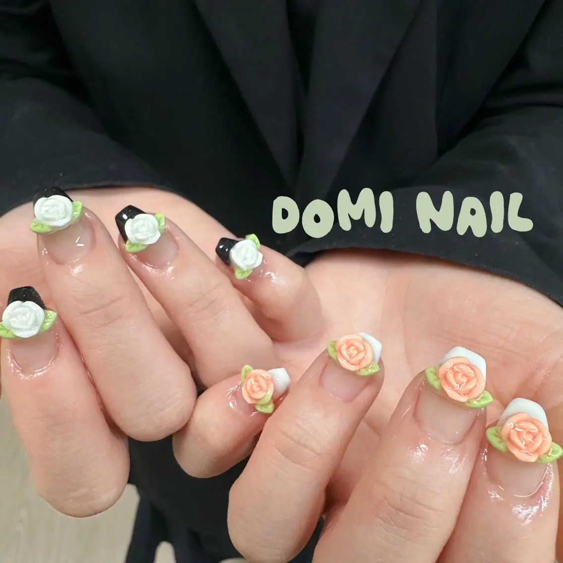 ネイル 春ネイル ハンドネイル 渋谷 Domi Nailのネイルデザイン