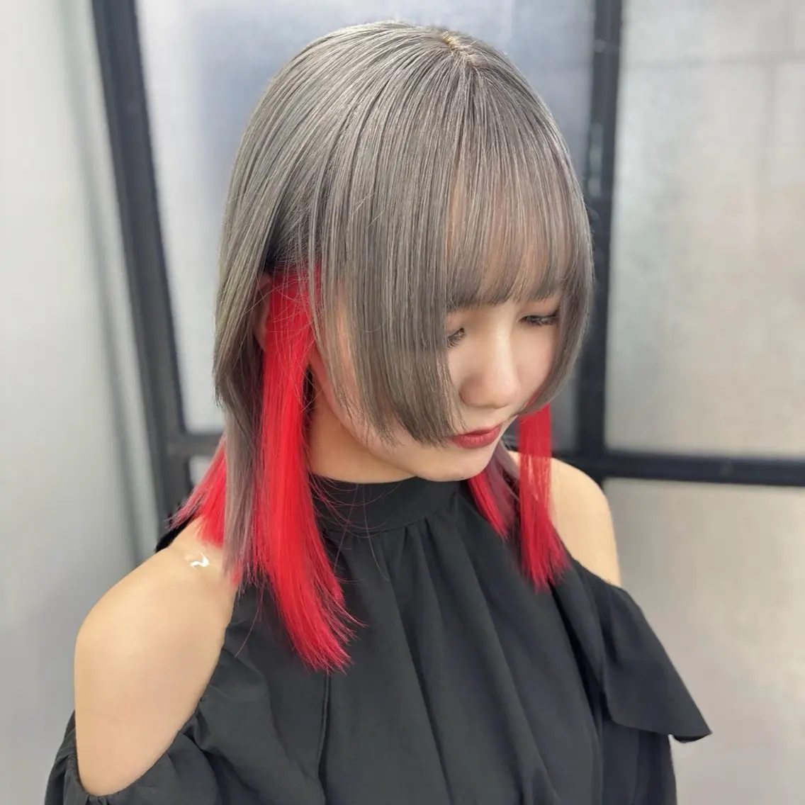 ミディアム カラー ヘアカラー Ren. 🦋デザインカラーのヘアスタイル