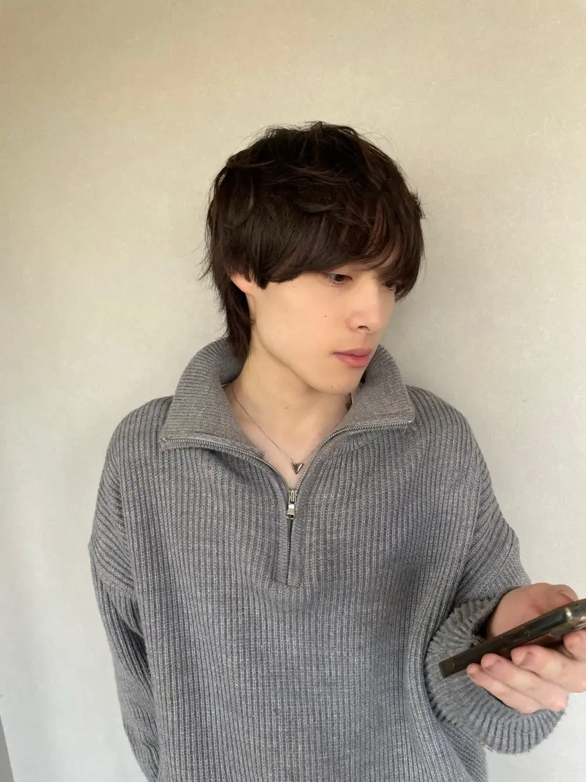 メンズ マッシュ カット メンズ特化⚜️ 藤原あずさのヘアスタイル