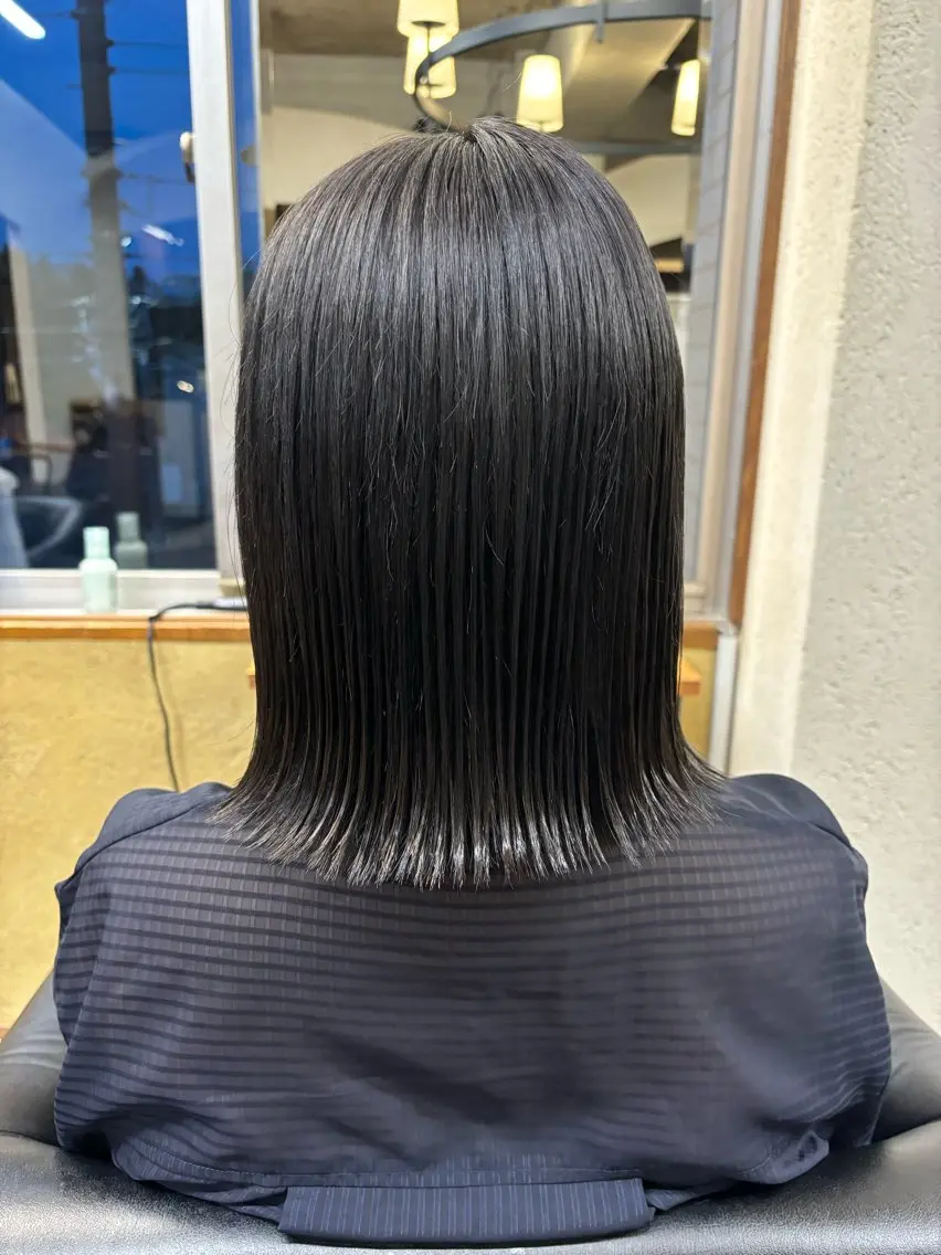 ミディアム トリートメント zerohair むらなかあやね🐰ᩚのヘアスタイル