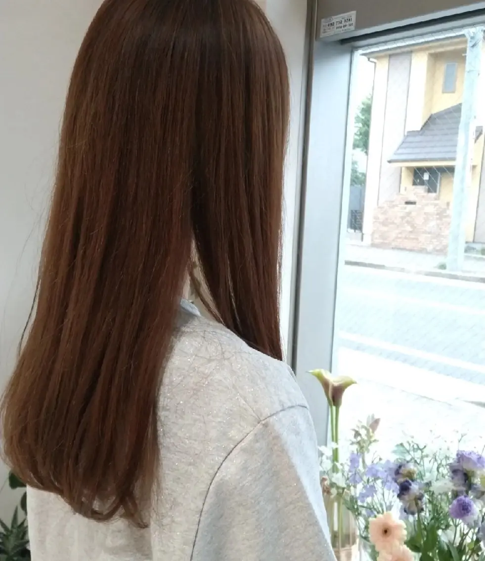 カラー ベージュカラー オリーブベージュ 🌸花屋併設🌸石垣 友基のヘアスタイル