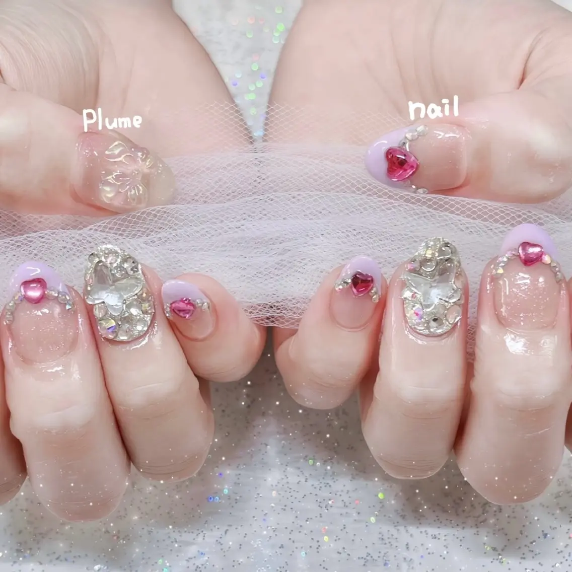ネイル ハンドネイル plume nail ☆韓国ネイルのネイルデザイン
