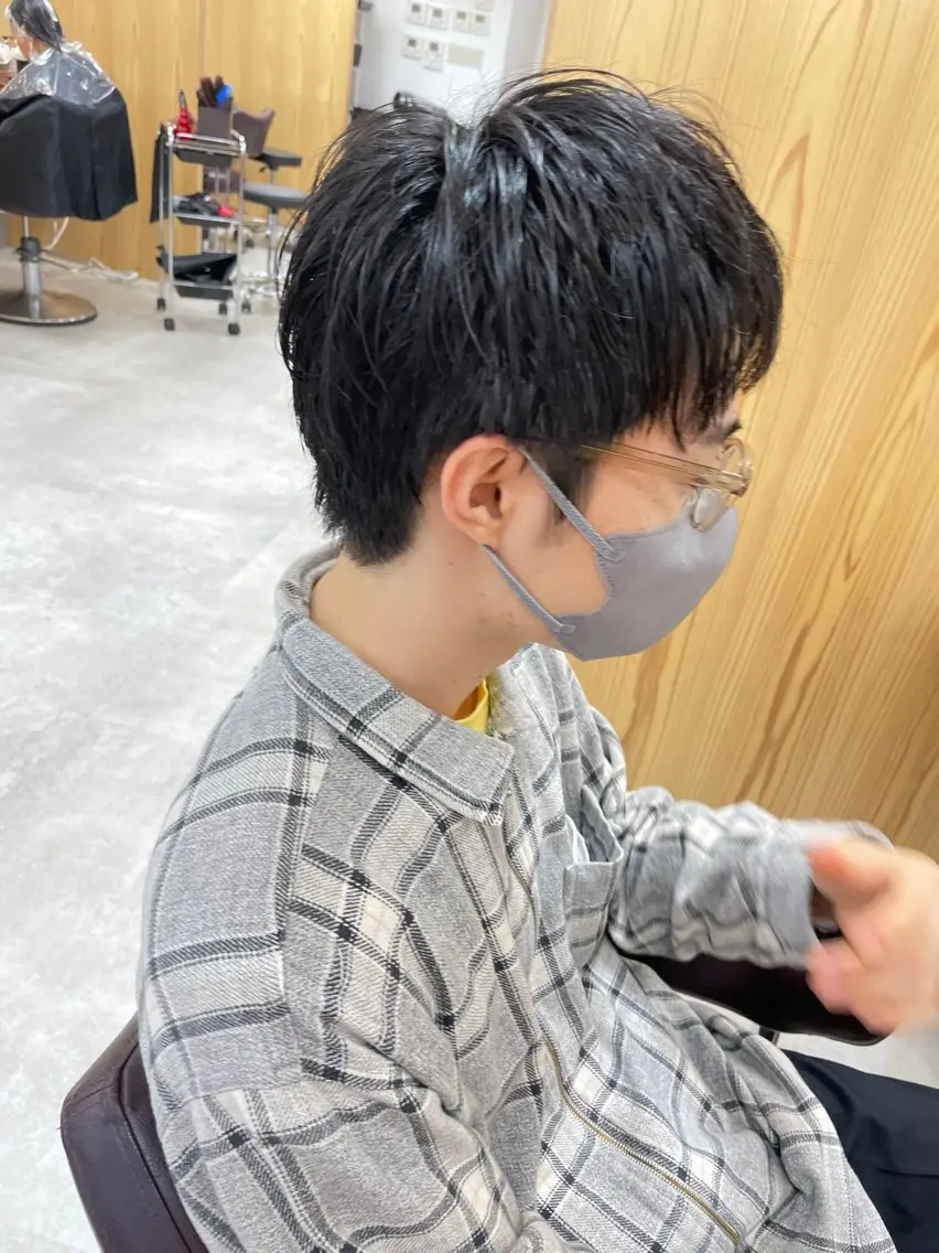 ショート メンズ くるくるパーマ aikoのヘアスタイル