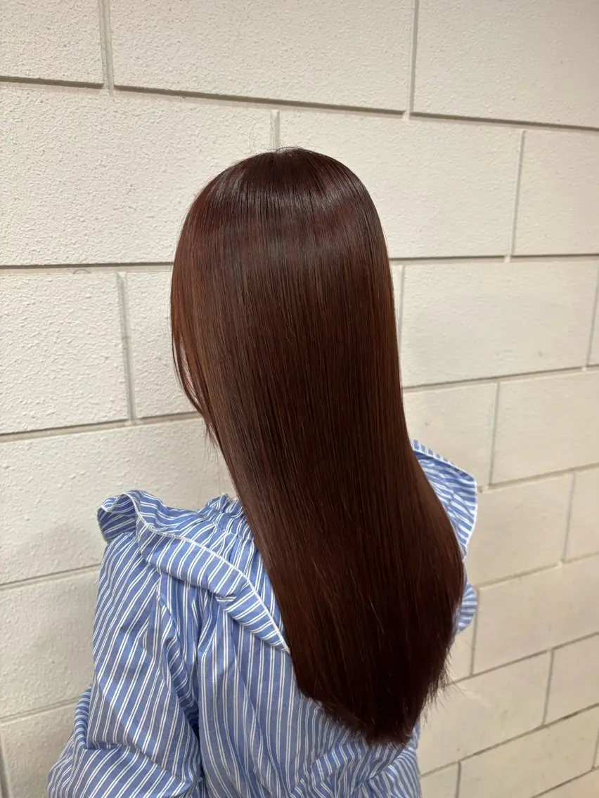 ロング カラー 平野 礼のヘアスタイル