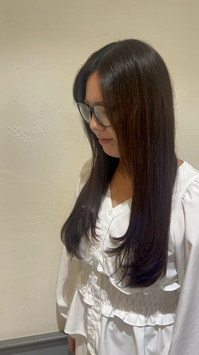 ロング レイヤーカット カット みか ✩⡱のヘアスタイル