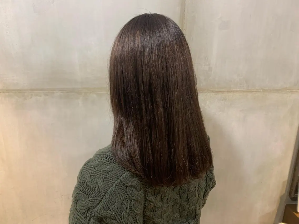 セミロング カラー 透明感カラー ハイライトカラー ハイライト モテ髪🎀aoi/ ヘアメ/カラー/池袋のヘアスタイル