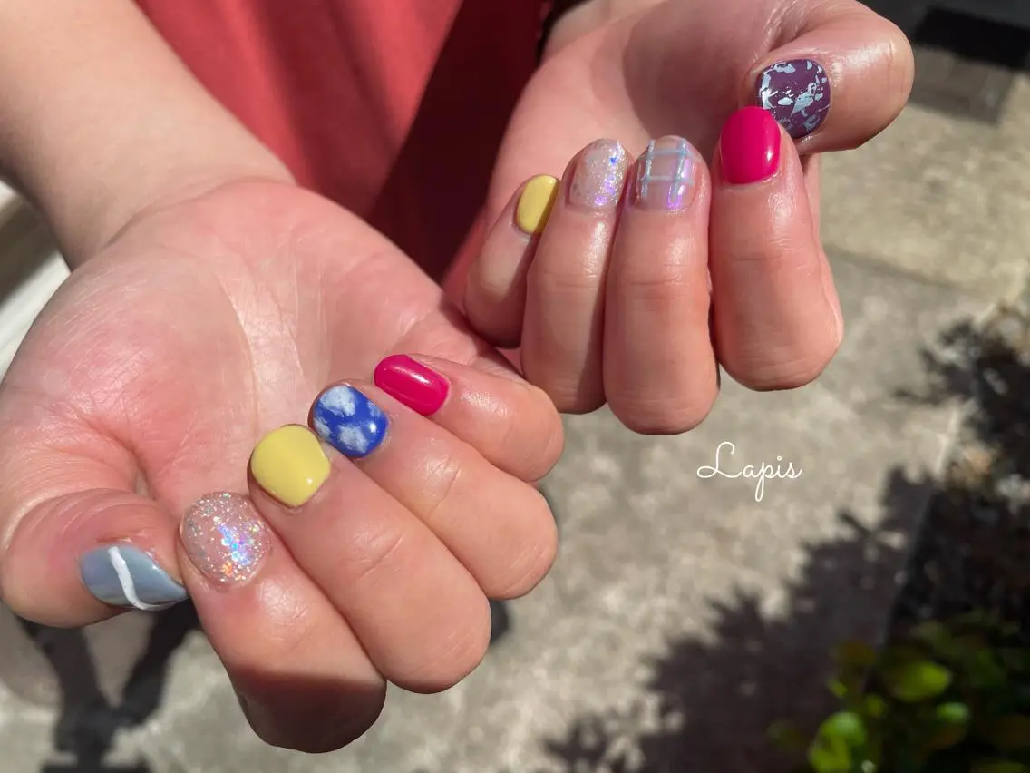 ネイル ハンドネイル Lapis *のネイルデザイン