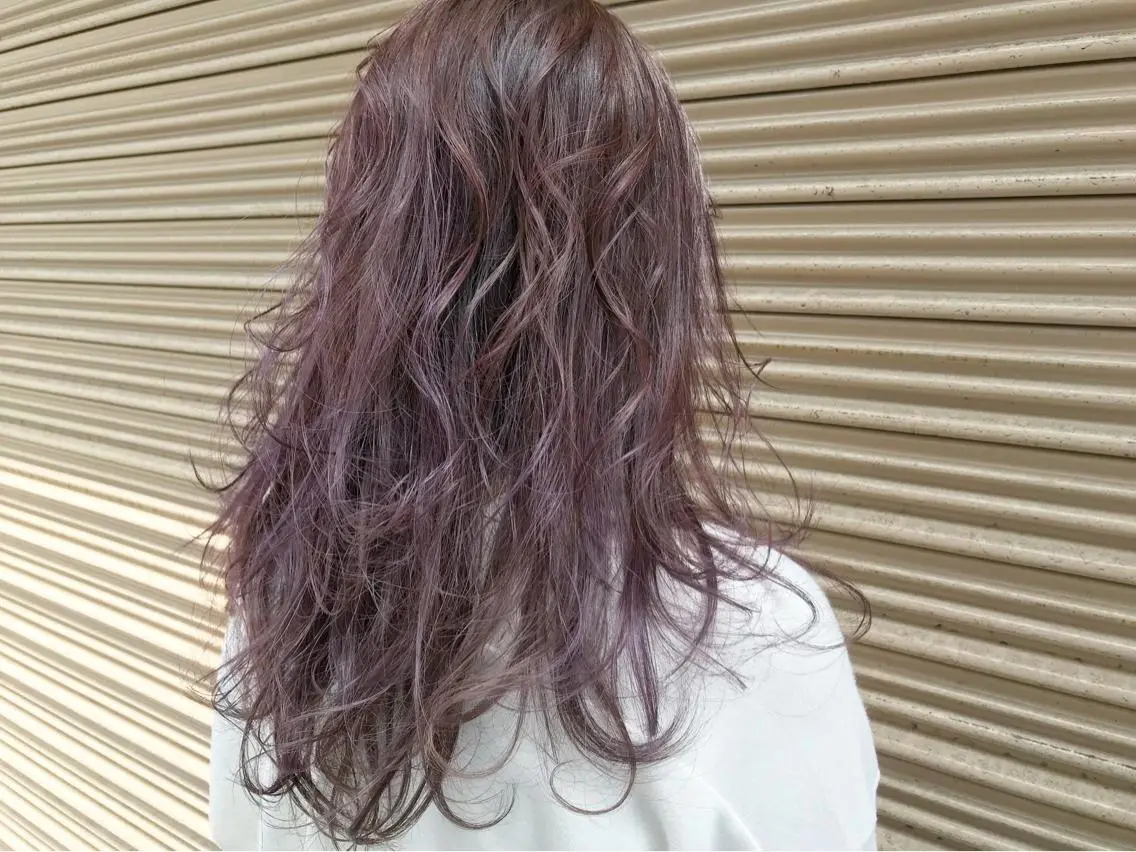 セミロング ピンクラベンダー Musiiik hairのヘアスタイル