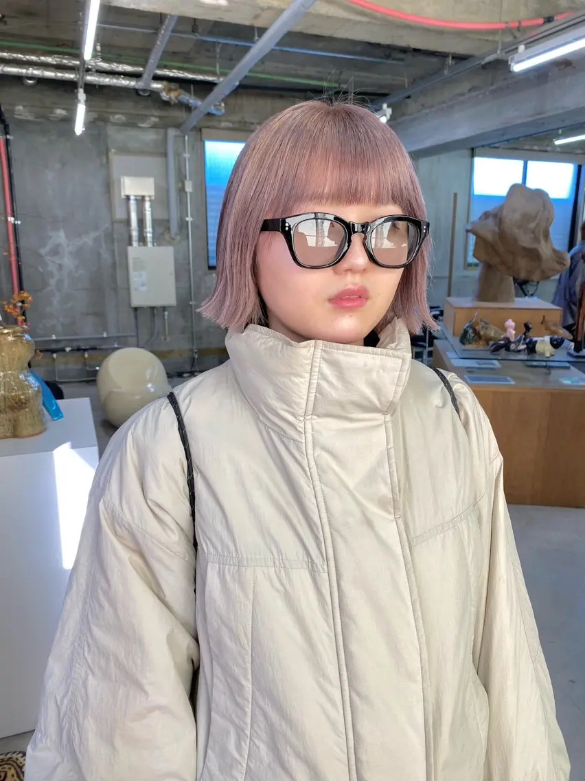 ショート カラー ハイトーンカラー ボブ カット ヘアカラー トリートメント ヨシダ トオルのヘアスタイル