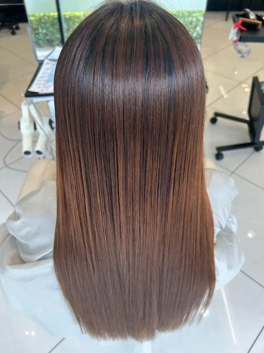 ロング ロング 縮毛矯正 トリートメント 秋葉原/髪質改善特化 鹿倉尊のヘアスタイル