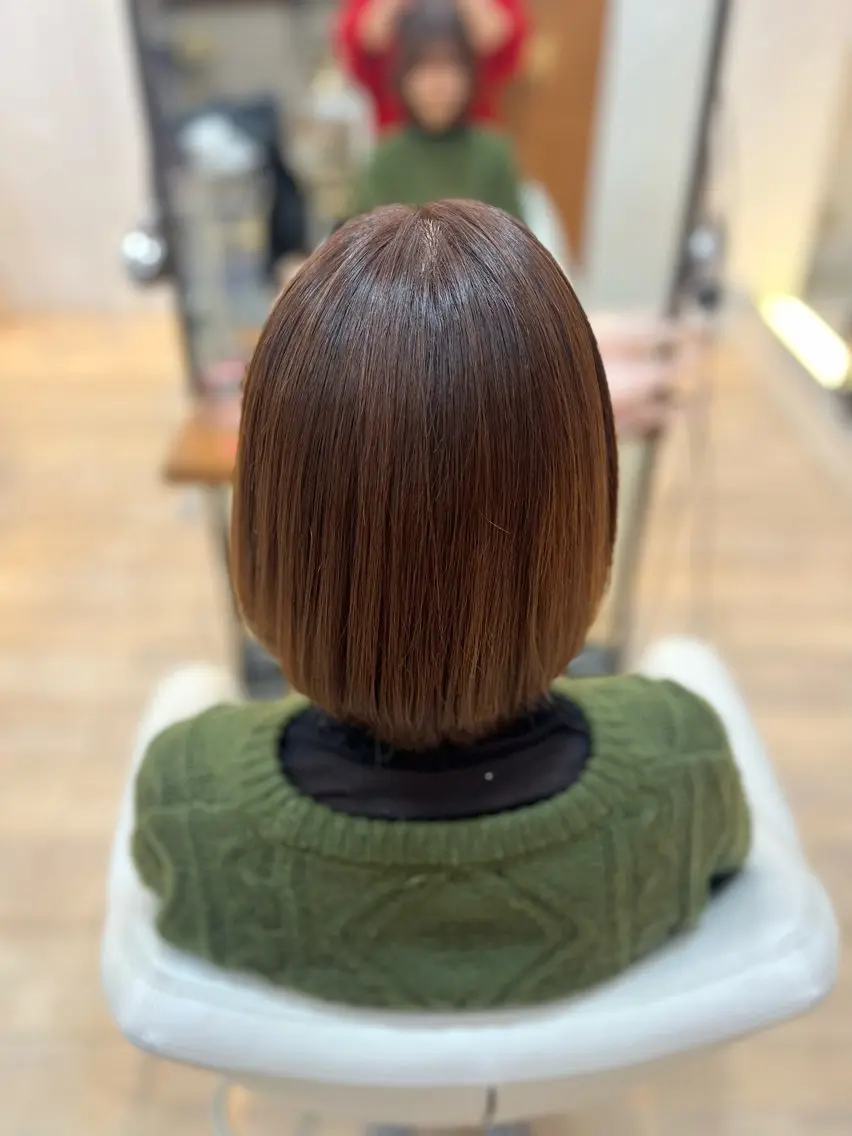 カラー ヘアカラー 松原 樹里のヘアスタイル