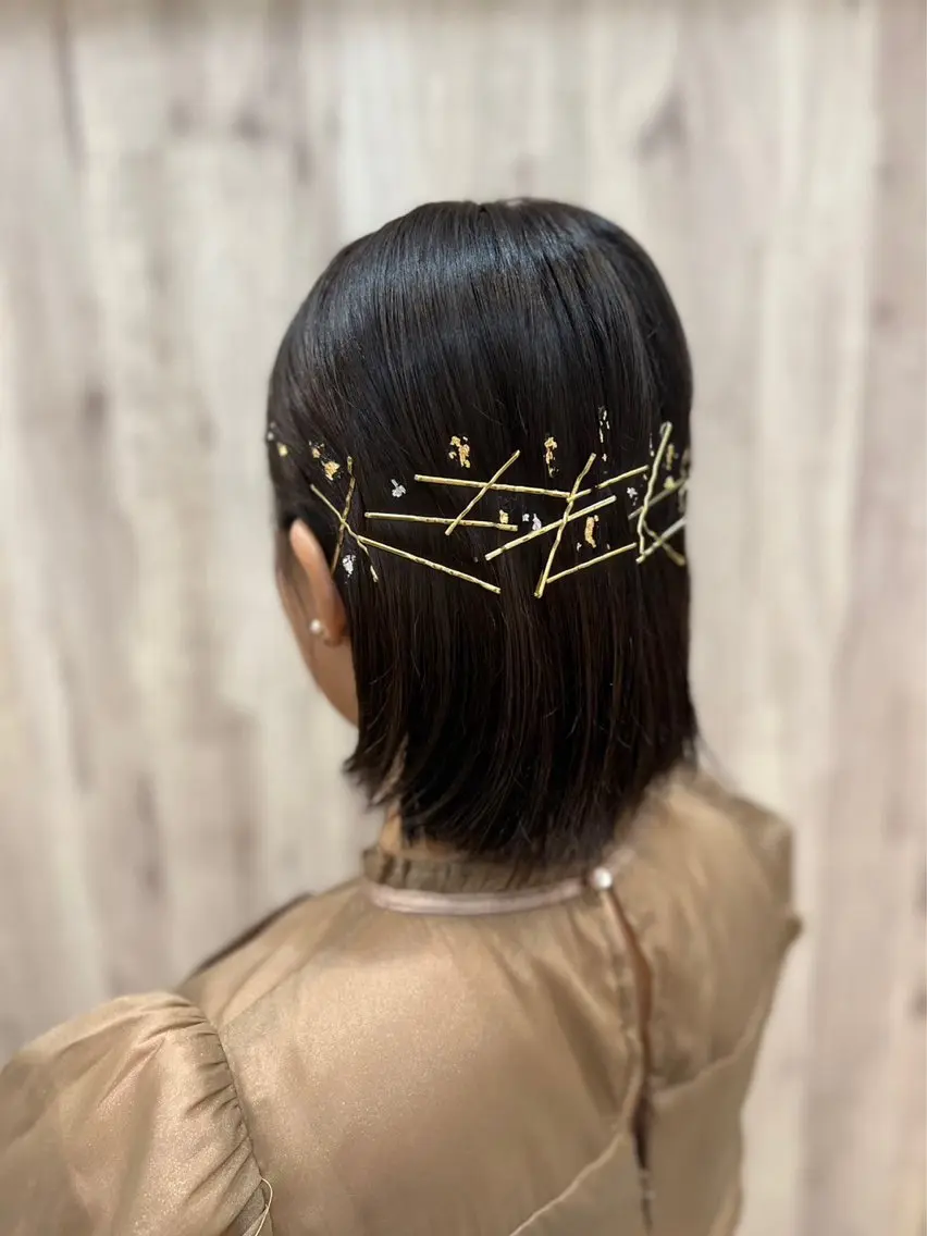 ミディアム ヘアアレンジ ヘアセット "オトナ髪”/ LAKA TOCCAのヘアスタイル