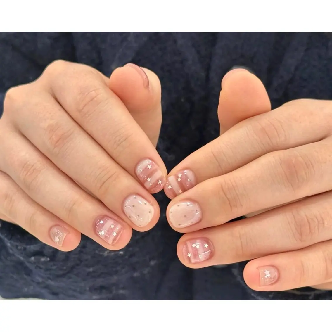 ネイル ハンドネイル ⏦Little 𐙚 Nail⏦のネイルデザイン