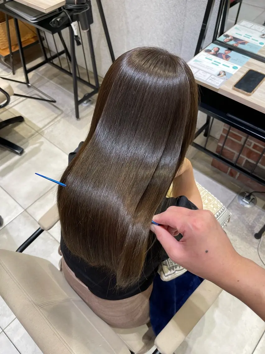 ロング 縮毛矯正 ⭐️21周年記念⭐️ 特別価格◎塚原廣太郎のヘアスタイル
