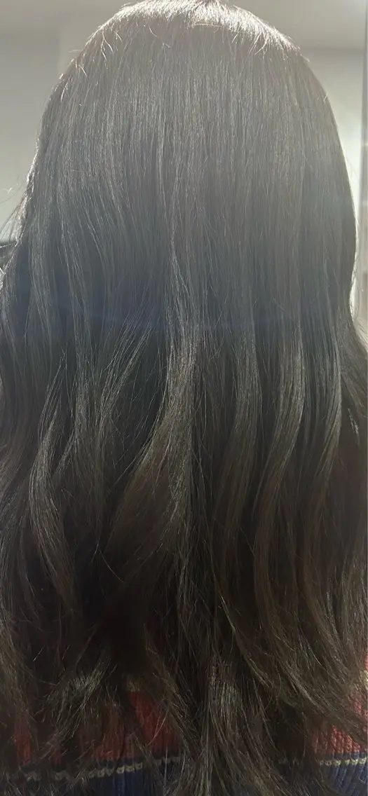カラー ヘアアレンジ ブリーチ ブリーチなしカラー GLanz 朱蒙のヘアスタイル