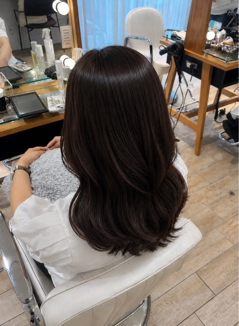 セミロング カラー 🫧satomi🫧 /モデル募集中のヘアスタイル